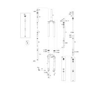 RockShox Repuestos Lyrik RC (B1 / 2016-2017) 29" DualPosition Air. 180 mm