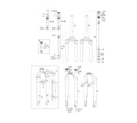 RockShox Repuestos Paragon Gold (A1 / 2015-2016) Crown Adjust