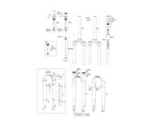 RockShox Repuestos Paragon Silver (A1 / 2015-2016) Paragon Silver. 50 mm