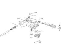 RockShox Repuestos Reverb Remote (A1 / 2011-2013) colorido plata