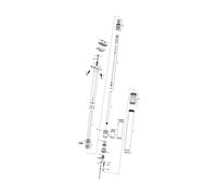RockShox Repuestos Reverb Stealth para tijas de sillín (A1 / 2010-2012) colorido one_size