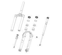 Rockshox Spare Front Suspension Internals Right Assembly Tk 80-120 Remote 17mm C