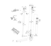 RockShox Tija de sillín Ersatzteile Reverb Stealth (B1 / 2017 - 2019) messing. 5