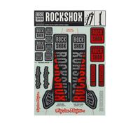 RockShox Troy Lee Designs Decal Kit p.Pike/Lyrik/Yari/Domain/Revel. desde 2018 35 mm