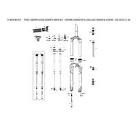 RockShox Verstellknopf-03051430 Botón de Ajuste, Adultos Unisex, Negro, Talla única