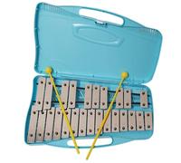 ROCKSTAR - Carrillón Xilófono Metalofono 25 Teclas Metálicas AG-25N2 Angel 3794, Glockenspiel con Estuche, Instrumento Musical supervisado por un adulto