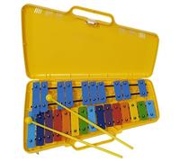 ROCKSTAR - Carrillón Xilófono Metalofono 25 Teclas Metálicas AG-25N3 Angel 1021, Glockenspiel con Estuche, Instrumento Musical supervisado por un adulto