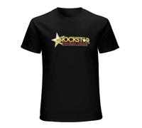 Rockstar Energy Men's Cotton T-Shirt Black Shirt Top tee S