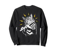 Rockstar Flautist / Flautist Cat on Cat Flaute Sudadera