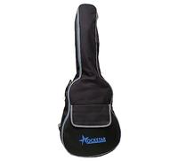Rockstar - Funda Impermeable y Acolchada 8mm Guitarra Clásica Española Flamenco GC20 Mochila Doble Correa Reforzada Bolsillos - Rockmusic