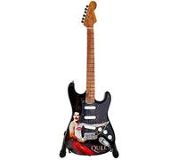 ROCKSTAR - GUITARRA ELECTRICA STRATOCASTER MINIATURA MGT-5326 ESCALA 1:4 MADERA REGALO COLECCIONISTA MUSICAL