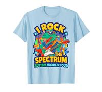 Rockstar I Rock The Spectrum Autism World Tour Mamá Papá Camiseta