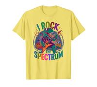 Rockstar I ROCK THE SPECTRUM Autismo Concientización Maestra Mamá Camiseta