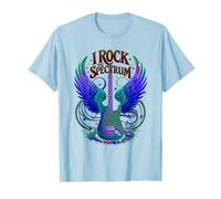 Rockstar I Rock The Spectrum Autismo Maestro Fuerza Camiseta