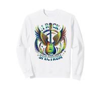 Rockstar I Rock The Spectrum Autismo Papá Amor Inclusión Esperanza Sudadera