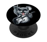 Rockstar Koala con Gafas De Sol Guitarra Eléctrica Rock Hand PopSockets PopGrip Adhesivo