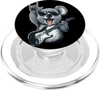 Rockstar Koala con Gafas De Sol Guitarra Eléctrica Rock Hand PopSockets PopGrip para MagSafe