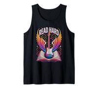 Rockstar Leer Hard Reading Rocks Escuadrón de alfabetización Preescolar Camiseta sin Mangas