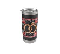 Rockstar Legend Loves Planning - Planificador de eventos para bodas Vaso térmico de acero inoxidable de doble pared