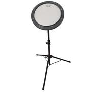 Rockstar - Pad Practicas 8" Remo RT-0008-00 con Soporte Negro y funda. Caja Almohadilla Sorda Aprendizaje Silenciosa- Rockmusic
