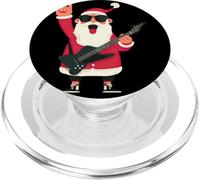 Rockstar Santa Negro Guitarra Eléctrica Gafas De Sol Cool Pose PopSockets PopGrip para MagSafe