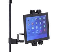 Rockstar - Soporte Tablet Pie de Microfono, Giratorio 360° Ajustable Universal Compatible para iPad, iPad Pro, iPad Mini Soporte de micrófono para Tableta