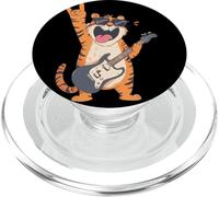 Rockstar Tiger Guitarra eléctrica Solo Punk Metal Pop Graphic PopSockets PopGrip para MagSafe
