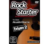 Rockstarter Vol. 2 - Akustikgitarre: Die Lehr-DVD-Serie für Einsteiger! Gitarrenschule. Unterricht für Anfänger. Training. School Of Rock. Einfach Gitarre lernen [Alemania]