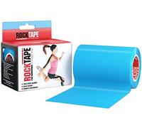 Rocktape 10cm x 5m, Azul eléctrico - Cinta de Terapia para soporte muscular y estabilidad de las articulaciones