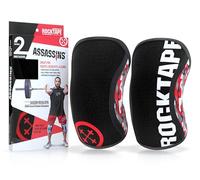 RockTape Assassins Red Camo - Rodilleras unisex, Unisex adulto, 21025, negro y rojo, S