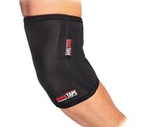 RockTape Maniche per Gomiti Assassins 4mm - Coppia di Supporti in Neoprene Resistenti per Sollevamento Pesi, HIIT, OCR e Fitness Funzionale - Traspiranti, Comodi, Nero, Large