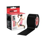 RockTape Nastro Kinesiologico Unisex (5cm x 5m) - Elastico Terapeutico Sportivo Senza Lattice per Spalla, Caviglia, Gomito, Polso, Schinieri e Ginocchio - Nero