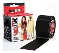 RockTape Negro Cinta Adhesiva estándar, 5 cm x 5 m, Logotipo H2O, 1 Unidad, Hombre, 2 Inches X 16.4'