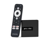 RockTek GB1 HDMI Dongle con Google TV, 2G RAM 32G RGM 4K Streaming Media Player Certificado Google Soporte Netflix, Disney+, Apple TV+, Chromecast, Dolby Vision/Audio, Voice Remote, WIFI5, BT5.0