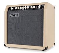 Rocktile AA-30 CW Eric Amplificador Acústico 30W, 2 Canales (Mic y Guitarra), Altavoz 10" + Tweeter 2.5", Entrada AUX, Salida línea, Efectos Chorus y Reverb, Color Crema.