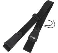 ROCKTILE correa de nylon ajustable para guitarra eléctrica, acústica y bajo. Nylon resistente; extremos de cuero sintético. Ancho 5 cm; largo 78-129,5 cm. Incluye cordón. Negro