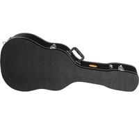ROCKTILE Estuche Deluxe 4/4 (para Guitarra Western, Guitarra clásica y Guitarra acústica, Compartimento Interior Integrado con Cierre, Negro)