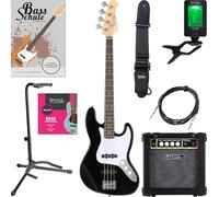 Rocktile Fatboy II BK Bajo Eléctrico Set de Inicio Negro, Cuerpo: tilo