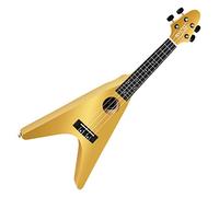 Rocktile FV-04 GD Ukulele soprano heavy, escala 343 mm, largo 60.5 cm, cuerpo y mástil tilo, cuerdas Aquila Super Nylgut, 2 pines correa, color dorado.
