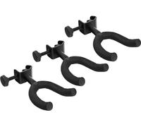 Rocktile GHMS-10 Soporte para Guitarras para Micrófonos 3x Set, 5 cm | Soporte para guitarra clásica, western, eléctrica, bajos acústicos o eléctricos, banjos, etc., Fácil de montar, 5 cm
