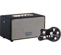 Rocktile GP-10 / BB-860A Set Amplificador para Guitarra con 6 Modelos de Amp, Auriculares, Altavoz Bluetooth® Fullrange 5", Batería - Negro