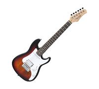 Rocktile Sphere Junior Sunburst 3/4 Guitarra Eléctrica (púas blancas, 1 Humbucker, 1 Single Coil, 22 trastes, diapasón de madera engineering, mástil de arce)
