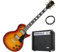 Rocktile Pro L-200OHB Guitarra Eléctrica Orange Honey Burst Set AK20G