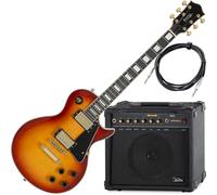 Rocktile Pro L-200OHB Guitarra Eléctrica Orange Honey Burst Set AK30A