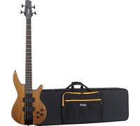 Rocktile Pro LB104-N LowBone E-Bass Natural Softcase Set, Bajo Eléctrico