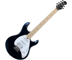 Rocktile Pro MM250-MB Guitarra Eléctrica, 2 singlecoils, 1 humbucker, 22 trastes, cuerpo tilo, mástil arce, 1 volumen, 1 tono, selector pastillas, golpeador blanco, azul metálico.