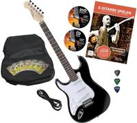 Rocktile Pro ST3-BK/RW-L Guitarra Eléctrica Para Zurdos (Lefty) Black Set