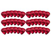Rocktile Púas Red Tortoise Heavy Paquete de 36 - Grosor “Heavy” (1,1 mm) - Forma Tradicional Teardrop - Material: Celuloide - Rojo