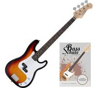 Rocktile Puncher Bajo Eléctrico Sunburst + Set de Escuela, Peso: 4