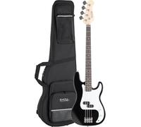 Rocktile Puncher E-Bass Black Set (Preci-Style, pastilla dividida, 22 trastes, incl. estuche ligero) Negro